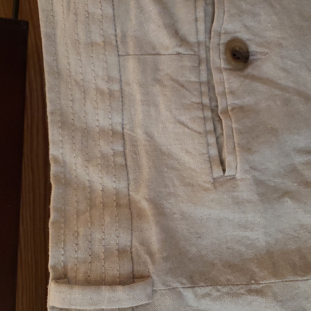 Women's Banana Republic Linen Pants Size 14 - Picture 3 of 4